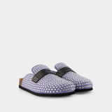 Crystal Loafers - J.W. Anderson - Purple - Leather