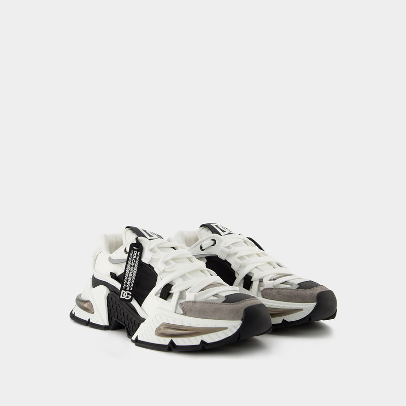 Airmaster Sneakers - Dolce & Gabbana - White/Black - Nylon