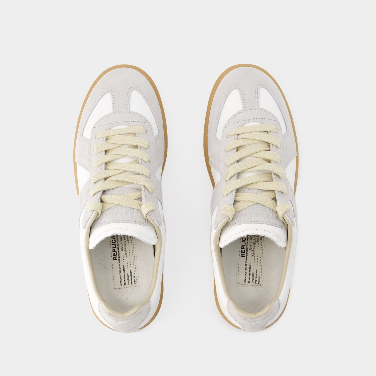 Replica Sneakers - Maison Margiela - Dirty White - Leather