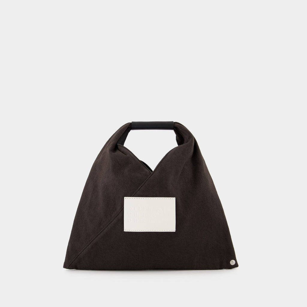 【関税&送料込】Mm6 Maison Margiela Black Canvas Shopping Ba MM6 Maison Margiela Small Japanese Canvas Tote Bag | Black