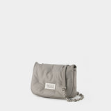 Glam Slam Flap Small Crossbody - Maison Margiela - Leather - Grey