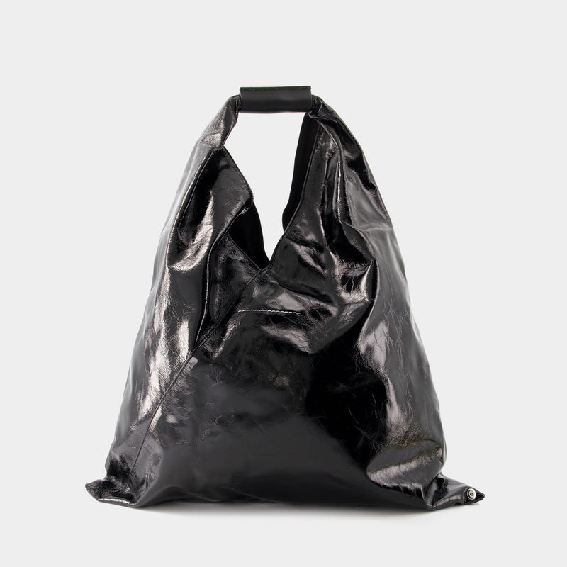 Classic Japanese Bag - MM6 Maison Margiela - Leather - Black