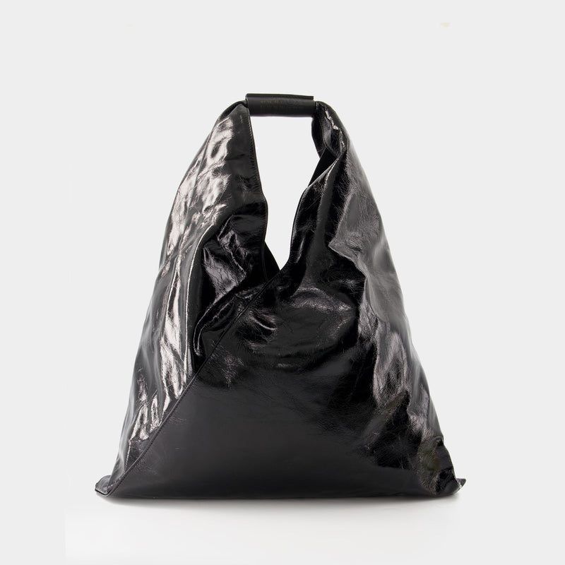 Classic Japanese Bag - MM6 Maison Margiela - Leather - Black