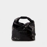 Japanese Fondo Crossbody - MM6 Maison Margiela - Leather - Black