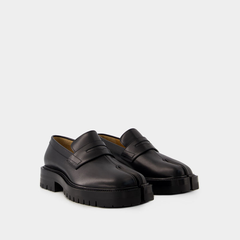 Tabi County Loafers - Maison Margiela - Leather - Black