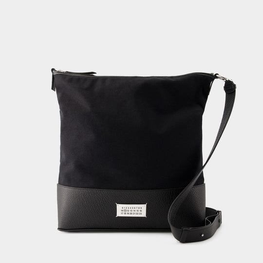 5ac Hobo Medium Crossbody - Maison Margiela - Leather - Black