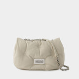 Glam Slam Flap Medium Hobo Bag - Maison Margiela - Leather - Beige