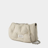 Glam Slam Flap Medium Hobo Bag - Maison Margiela - Leather - Beige