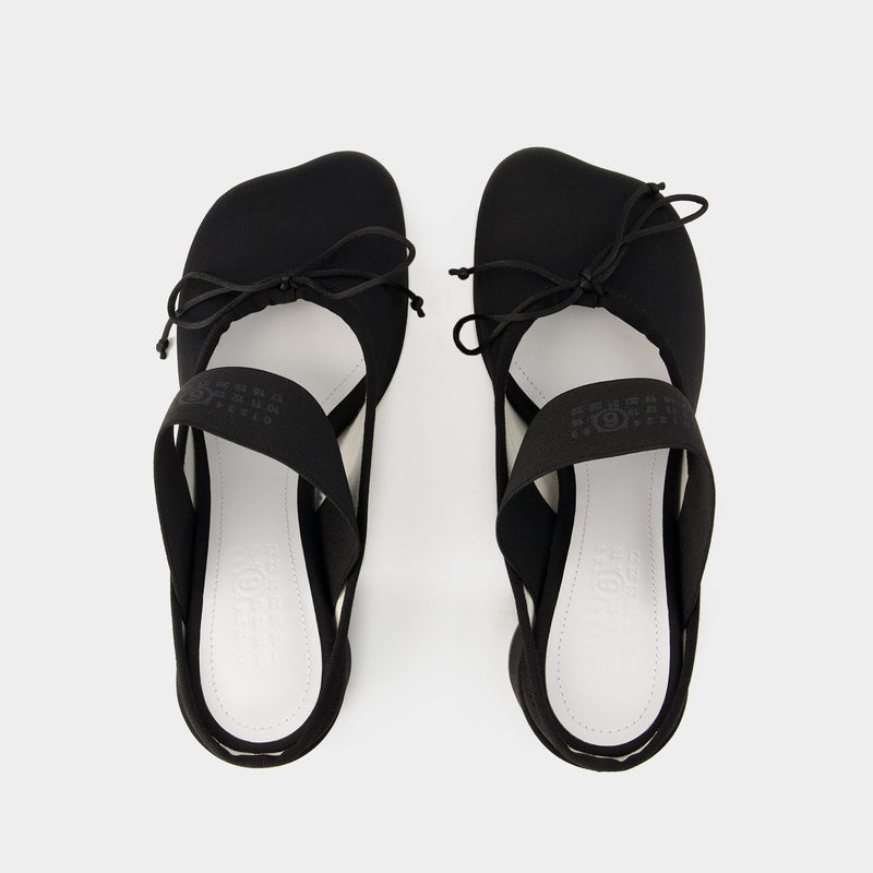 Sandals - MM6 Maison Margiela - Leather - Black