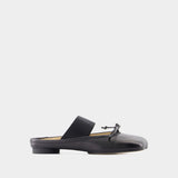 Slipper Ballerinas - MM6 Maison Margiela - Leather - Black