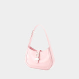 Small Hobo Shoulder Bag - Versace - Leather - Pink