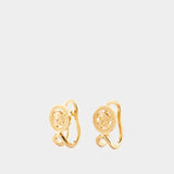 Earrings - Versace - Metal - Gold