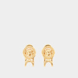 Earrings - Versace - Metal - Gold