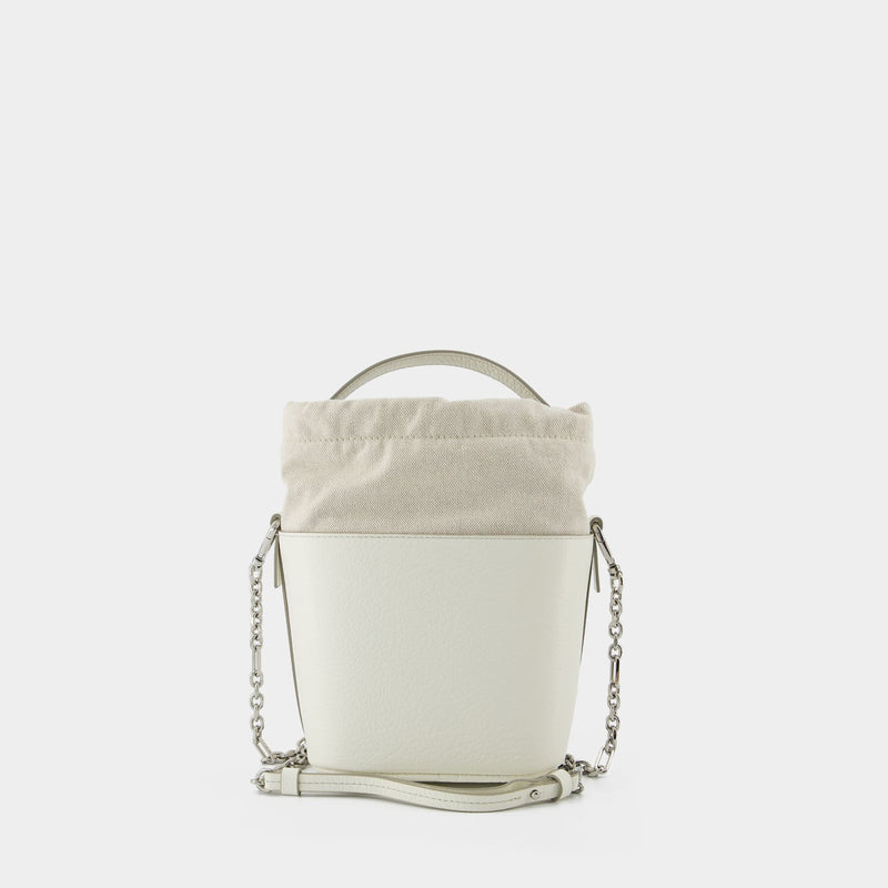 5Ac Small Hobo Bag - Maison Margiela - White - Leather