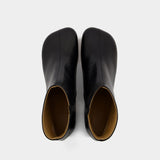Anatomic Ankle Boots - Mm6 Maison Margiela - Black - Leather
