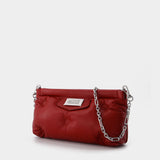 Glam Slam Red Carpet Bag in Red Leather