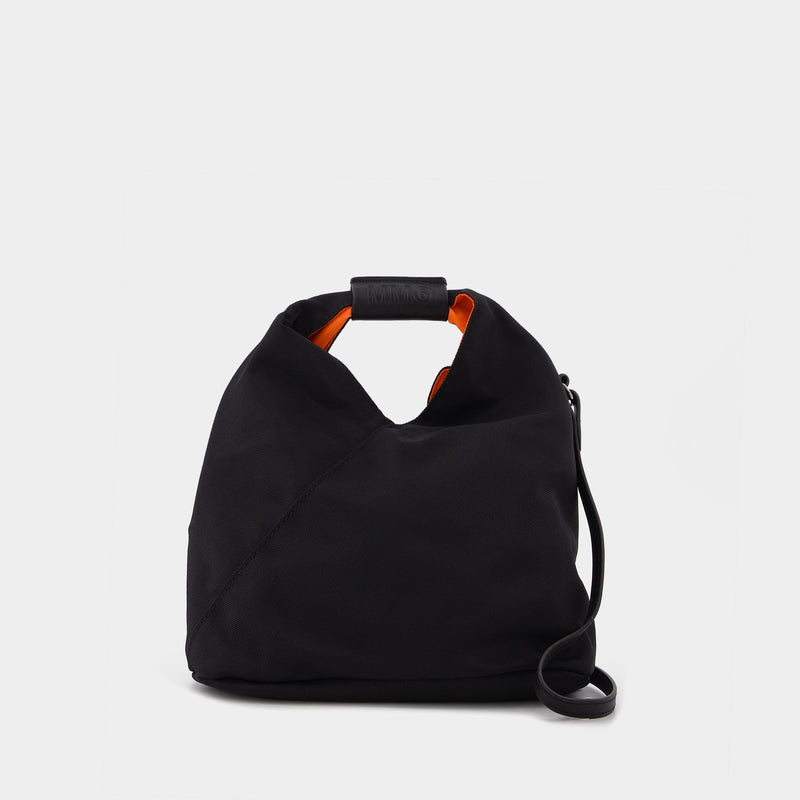 Crossbody B Bag in Black Leather