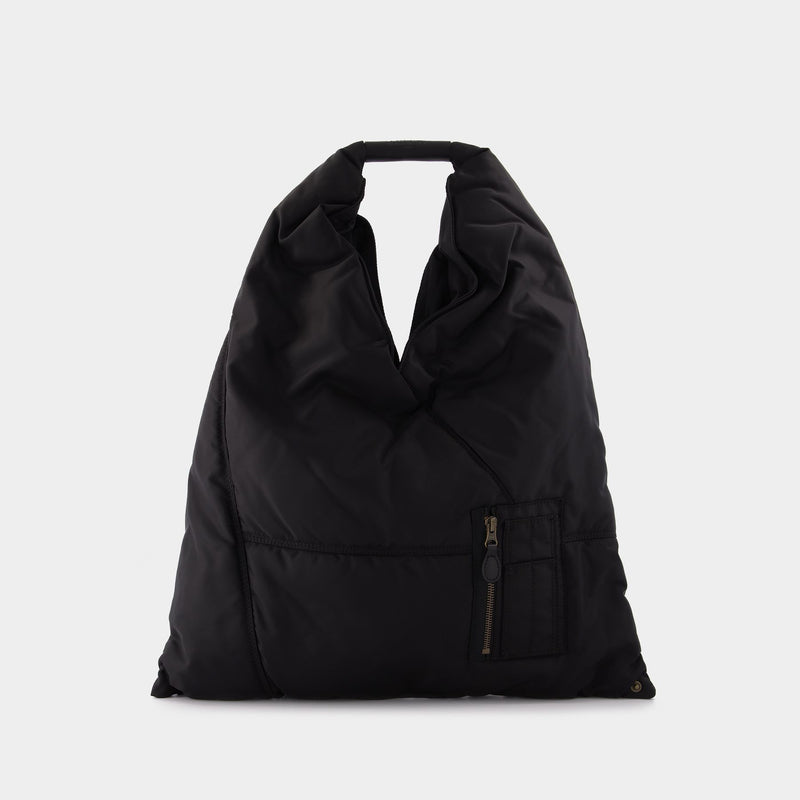Classic Japanese Bag in Black Synth