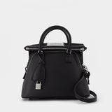 5Ac Classic Mini Bag - Maison Margiela - Black - Leather