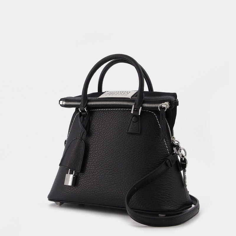 5Ac Classic Mini Bag - Maison Margiela - Black - Leather