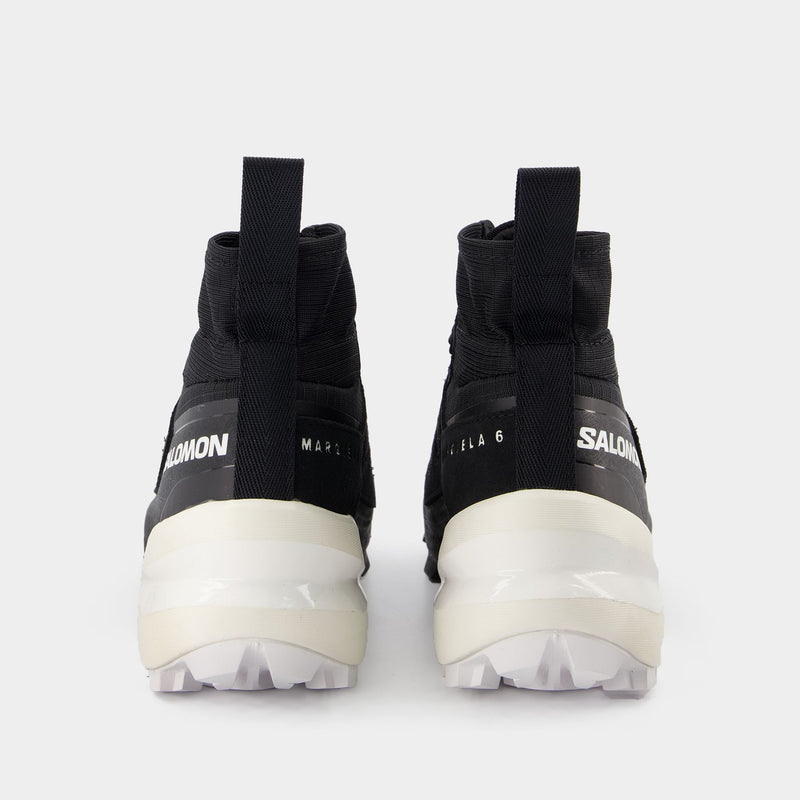 MM6 X Salomon Cross High Sneakers in Black