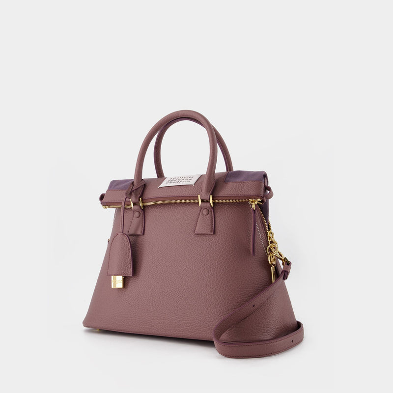 5Ac Classic Medium Bag in Pink Leather