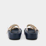 Sandals - Mm6 Maison Margiela - Blue - Leather