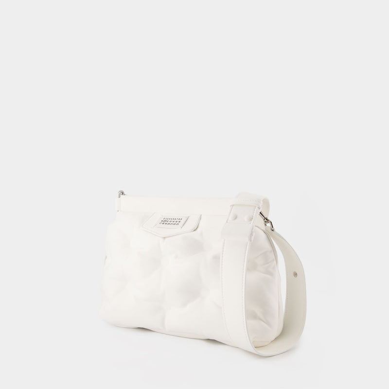 Glam Slam Classique Small Bag - Maison Margiela - White - Leather