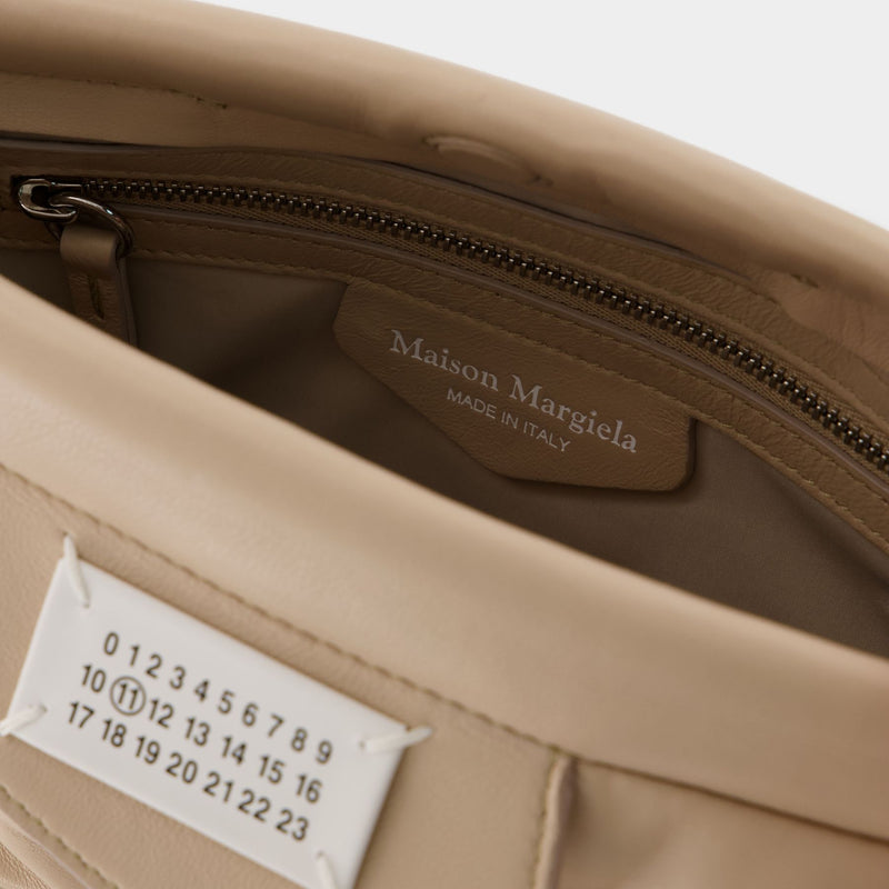 Glam Slam Classique Small Bag - Maison Margiela - Leather - Beige