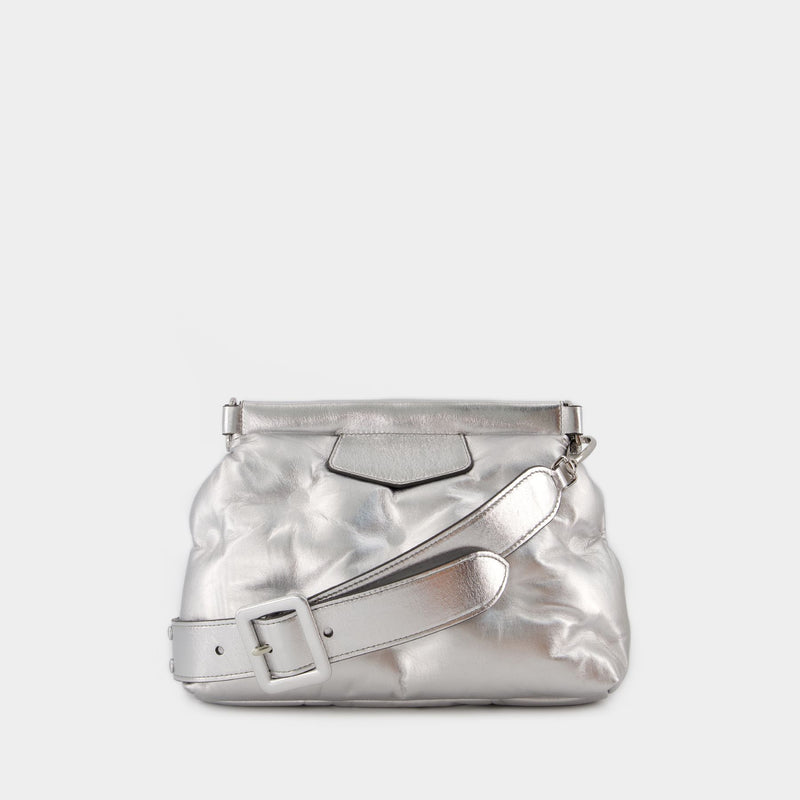 Glam Slam Classique Small Bag - Maison Margiela - Silver - Leather