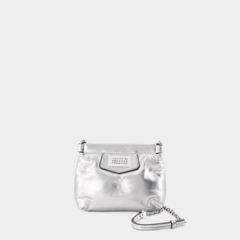 Glam Slam Red Carpet Mini Bag - Maison Margiela - Silver - Leather