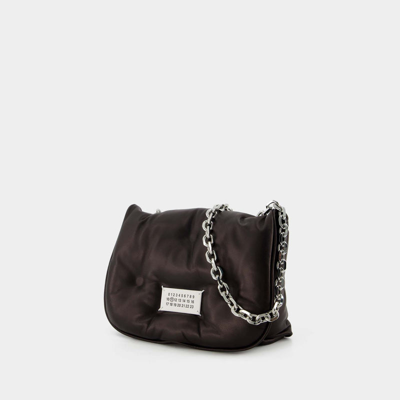 ★関税込★Maison Margiela Glam Slam flap small バッグ Glam Slam Flap Small Hobo Bag - Maison Margiela - Black