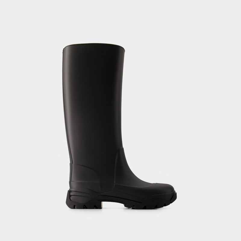 Tabi Rain Boots - Maison Margiela - Rubber - Black