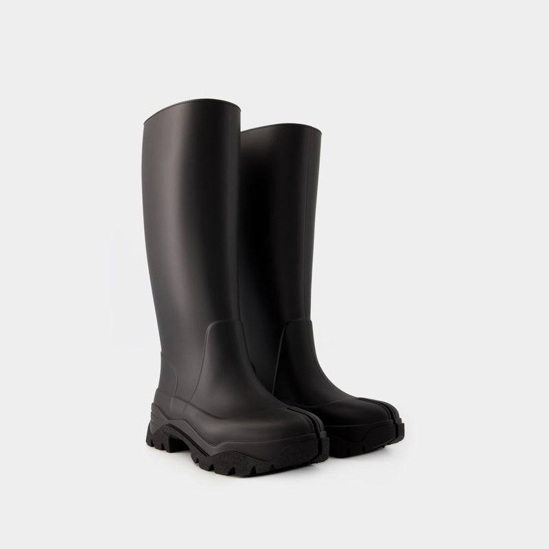 Tabi Rain Boots - Maison Margiela - Rubber - Black