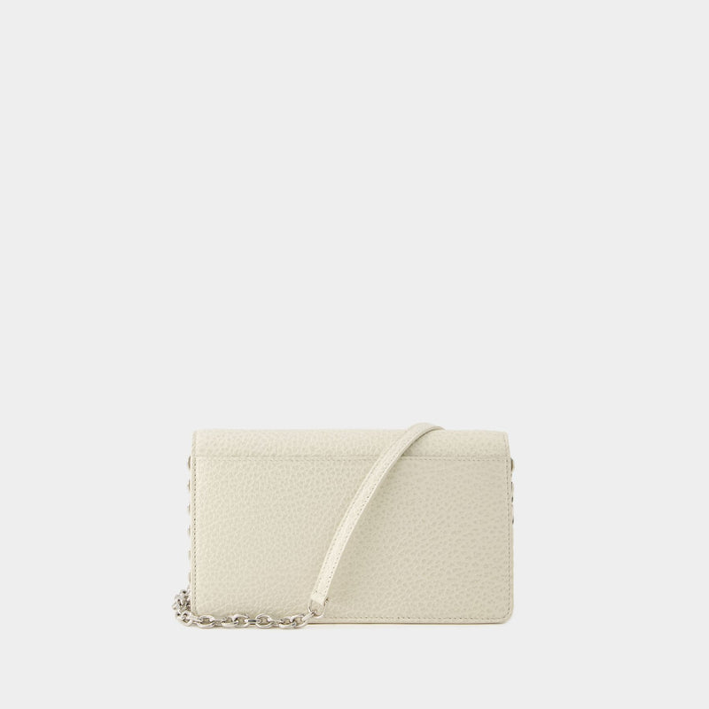 Wallet On Chain Medium  - Maison Margiela - Leather - Beige