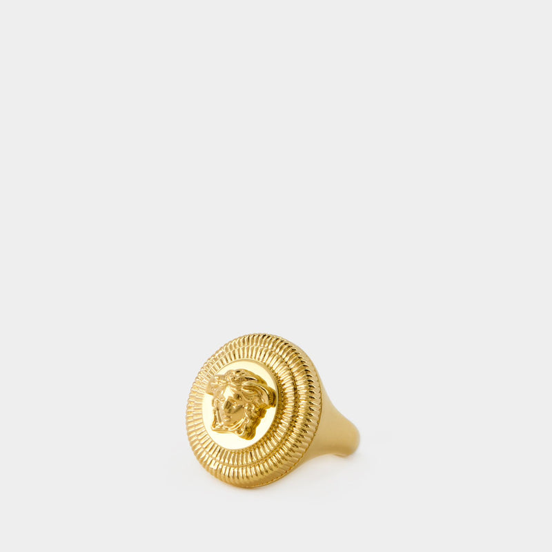 Medusa Biggie Ring - Versace - Metal - Gold