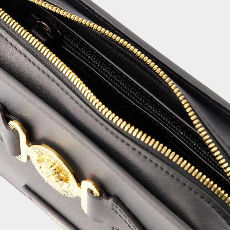 Medusa Biggie Camera Bag - Versace - Leather - Black