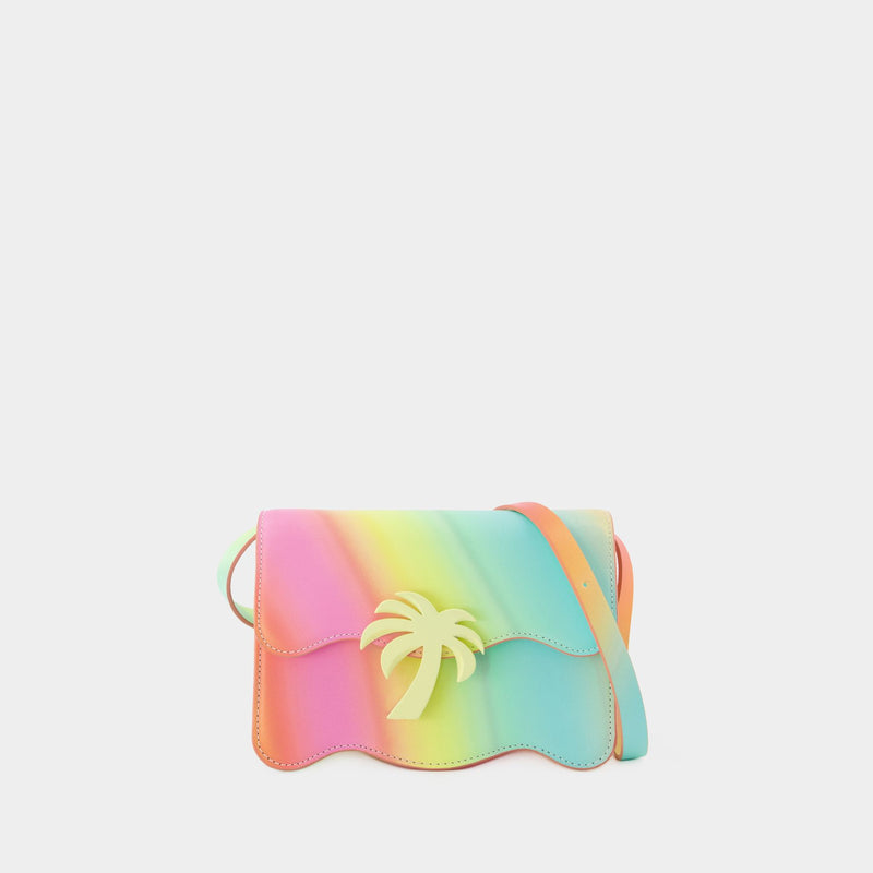 Rainbow Palm Beach Bag Mm Hobo Bag - Palm Angels - Multi - Leather