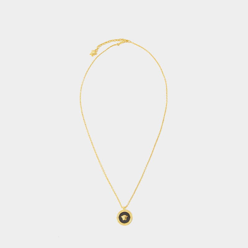 Icon Necklace  - Versace - Metal - Black