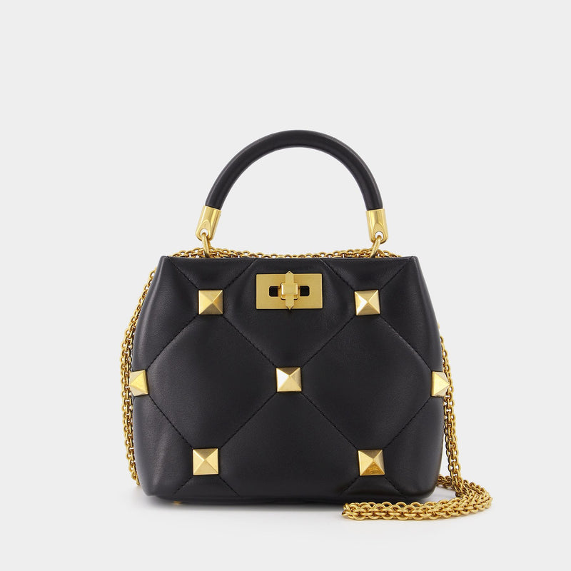 Small Top Handle Bag, Roman Stud The Handle Bag