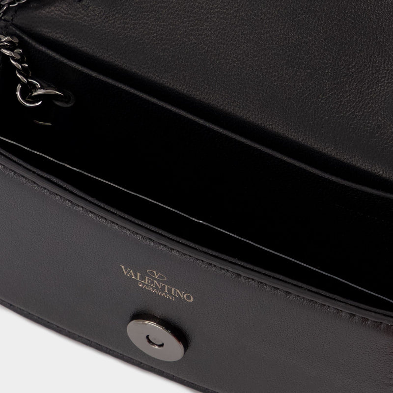 Loco' Micro Bag in Black Leather