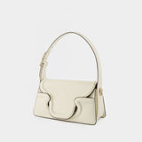 Sculpture Small Handbag - Valentino Garavani - Ivory - Leather