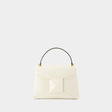 One Stud Small Handbag - Valentino Garavani - Ivory - Leather