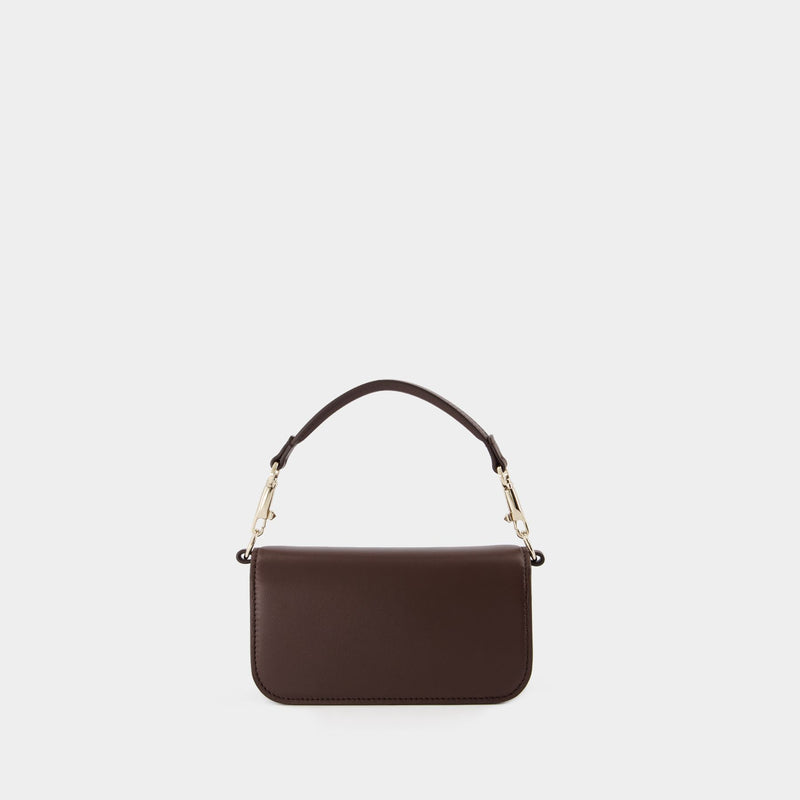Loco Vitello Hobo Bag - Valentino Garavani - Brown - Leather
