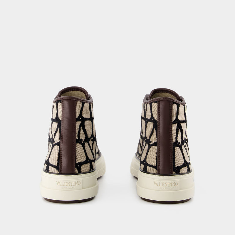 Iconograph Canva Sneakers - Valentino Garavani - Multi - Leather