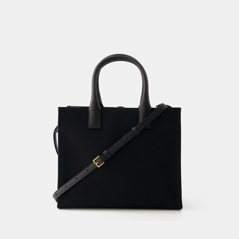 La Medusa Small Tote Bag - Versace - Cotton - Black