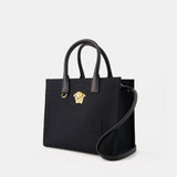 La Medusa Small Tote Bag - Versace - Cotton - Black