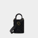 Athena Mini Tote Bag - Versace - Cotton - Black