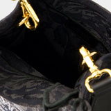 Athena Mini Tote Bag - Versace - Cotton - Black