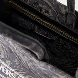 Athena Medium Tote Bag - Versace - Cotton - Black
